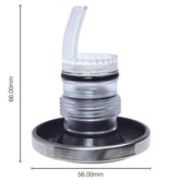 Fountain Jet 2 Inch for Bari, Venezia, Arum C - 3 Brow design, Grey/Silver (11.B1.0002)(1.1.B1.0014+1.1.B1.0004)